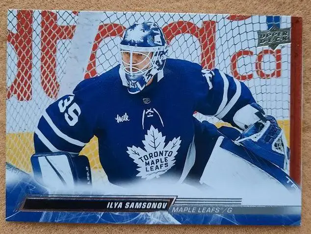 НХЛ Илья Самсонов Торонто Мэйпл Лифс Магнитогорск № 628