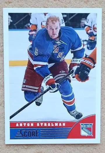 НХЛ Антон Строльман Нью-Йорк Рейнджерс № 344