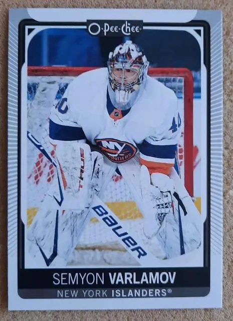 НХЛ Семен Варламов Нью-Йорк Айлендерс Локомотив Ярославль № 122