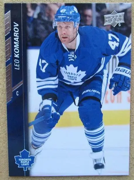 НХЛ Лео Комаров Торонто Мэйпл Лифс Динамо Москва № 174