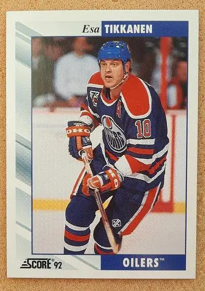 НХЛ Эса Тикканен Эдмонтон Ойлерз № 16