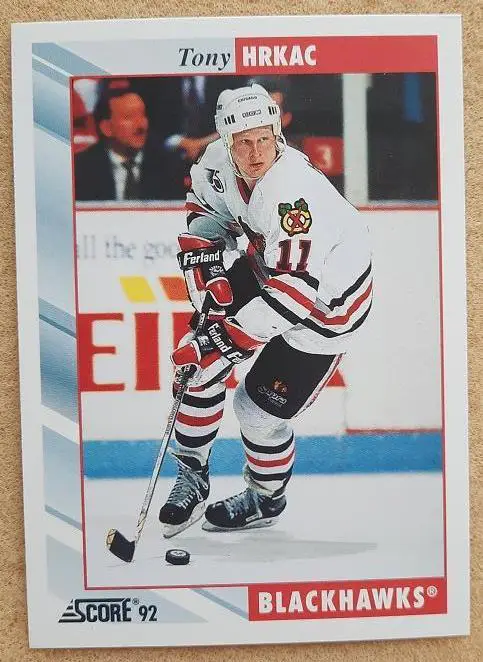 НХЛ Тони Хркач Чикаго Блэкхокс № 407