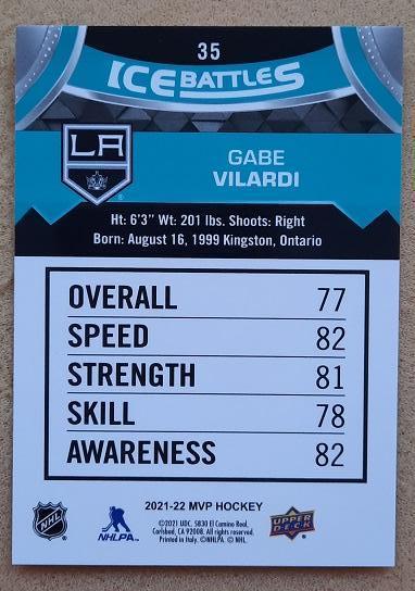 НХЛ Габриэль Виларди Лос-Анжелес Кингз № 35 айс 1