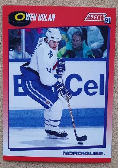 НХЛ Оуэн Нолан Квебек Нордикс № 143 кан