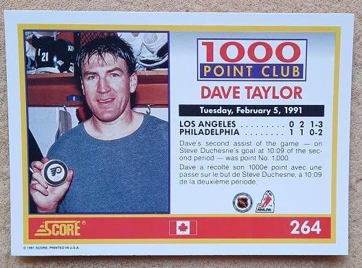 НХЛ Дэйв Тейлор Лос-Анжелес Кингз № 264 кан 1