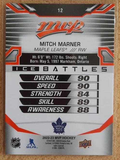 НХЛ Митчелл Марнер Торонто Мэйпл Лифс № 12 1