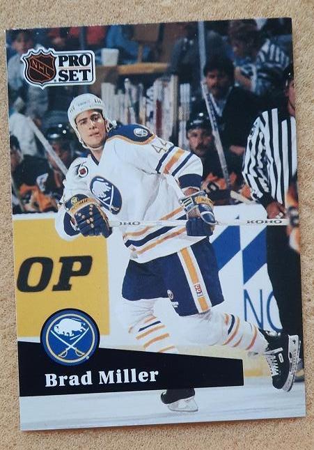 НХЛ Брэд Миллер Баффало Сейбрз № 354