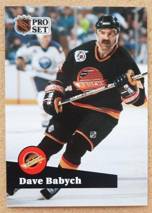НХЛ Дэйв Бабич Ванкувер Кэнакс № 503