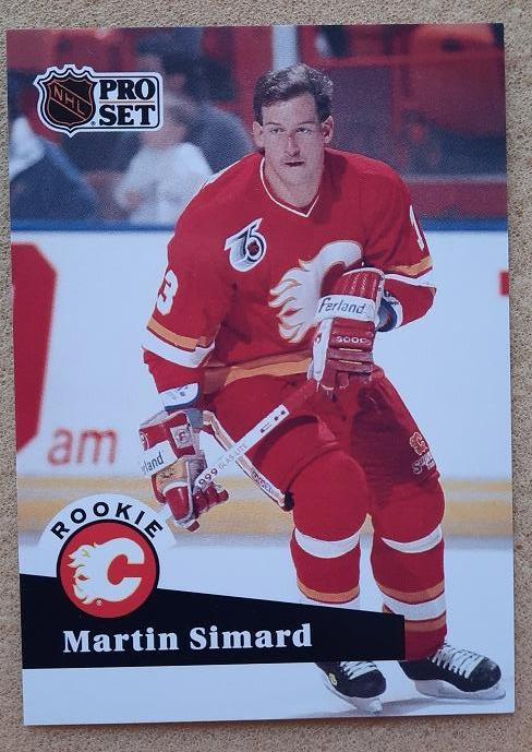 НХЛ Мартин Симард Калгари Флэймз № 526