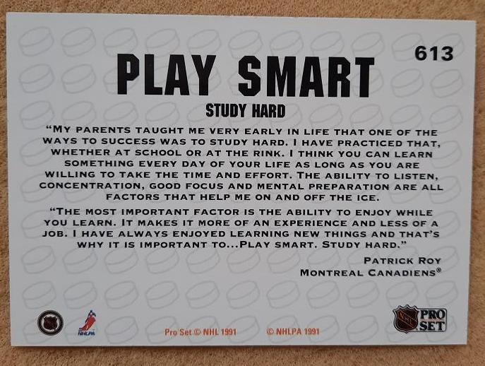 НХЛ Патрик Руа Монреаль Канадиенс № 613 1