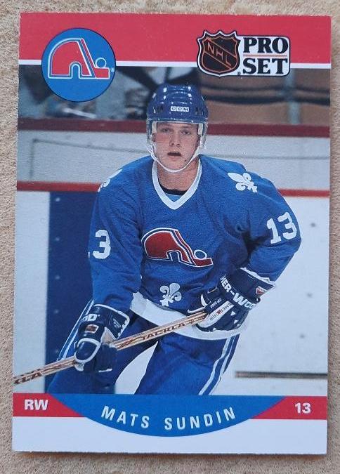 НХЛ Матс Сундин Квебек Нордикс № 636
