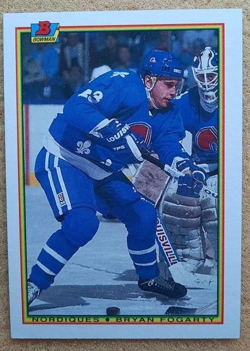 НХЛ Брайан Фогарти Квебек Нордикс № 173