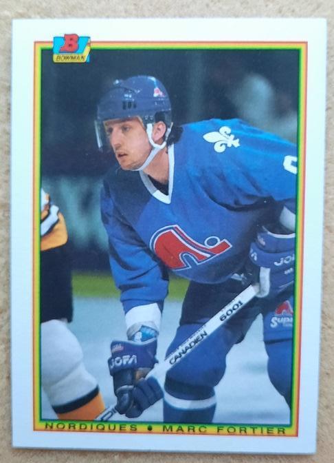 НХЛ Марк Фортье Квебек Нордикс № 167