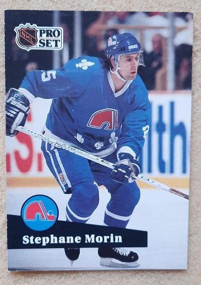 НХЛ Стефан Морин Квебек Нордикс № 201