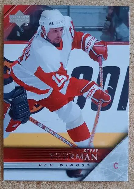 НХЛ Стив Айзерман Детройт Ред Уингз № 66