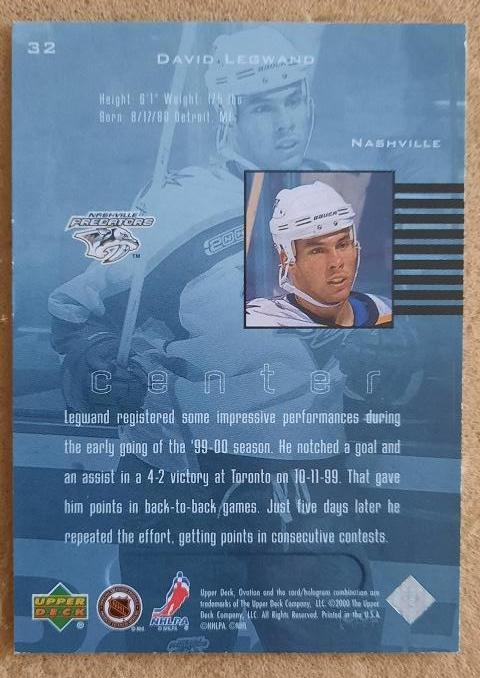 НХЛ Дэвид Легуанд Нэшвилл Предаторз № 32 1