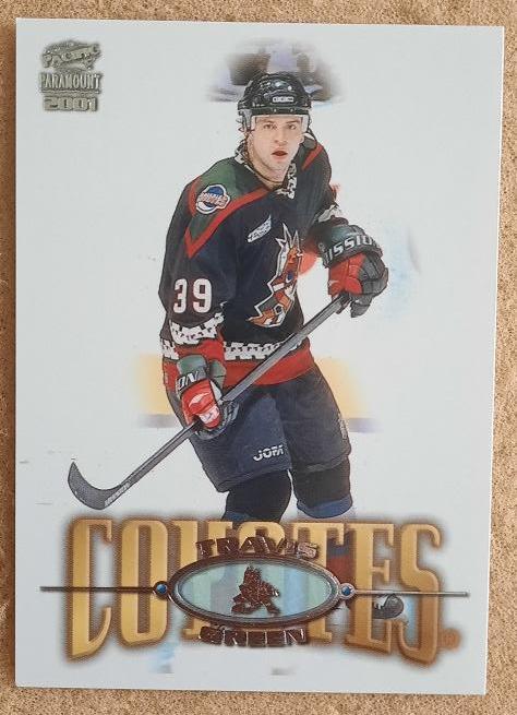 НХЛ Тревис Грин Финикс Койотис № 189