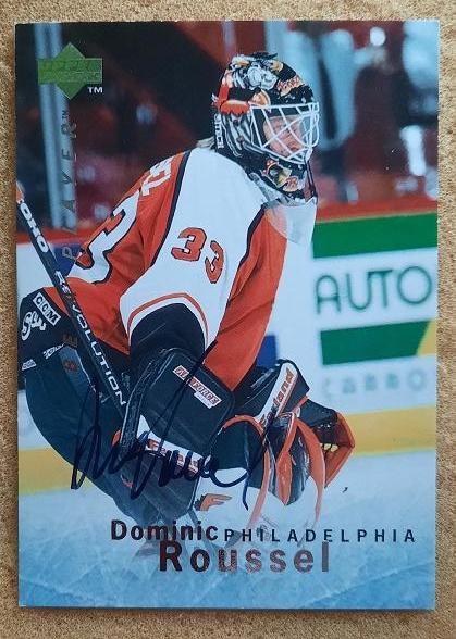НХЛ Доминик Руссель Филадельфия Флайерз № S 157 автограф