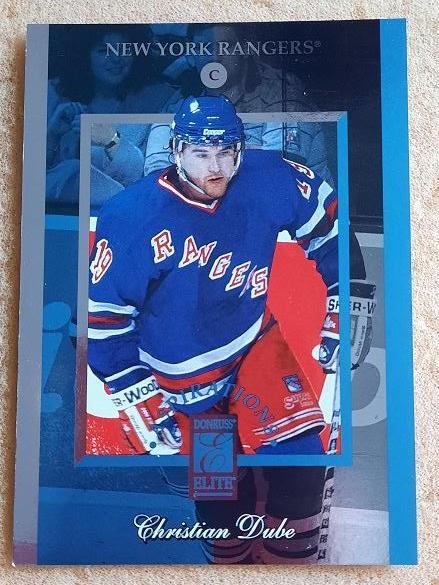 НХЛ Кристиан Дюбе Нью-Йорк Рейнджерс № 25