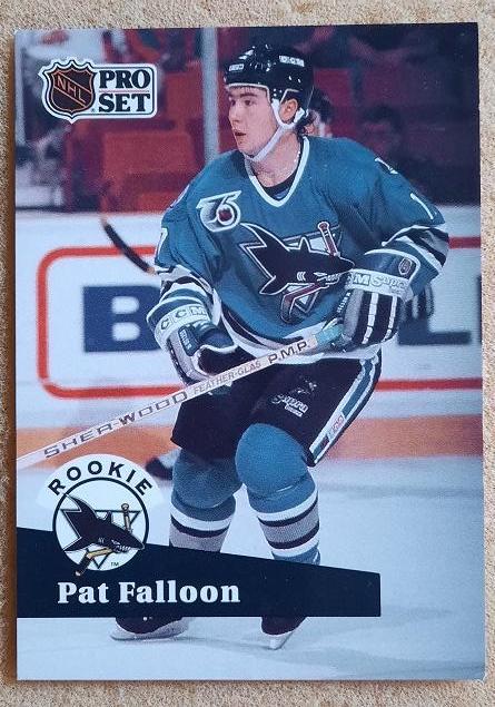 НХЛ Пэт Фаллон Сан-Хосе Шаркс № 558