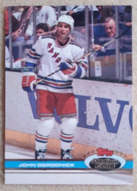 НХЛ Джон Огродник Нью-Йорк Рейнджерс № 273