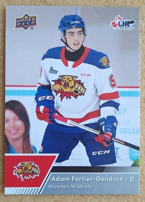 НХЛ Адам Фортье-Жандрон Монктон Уайлдкэтс № 248