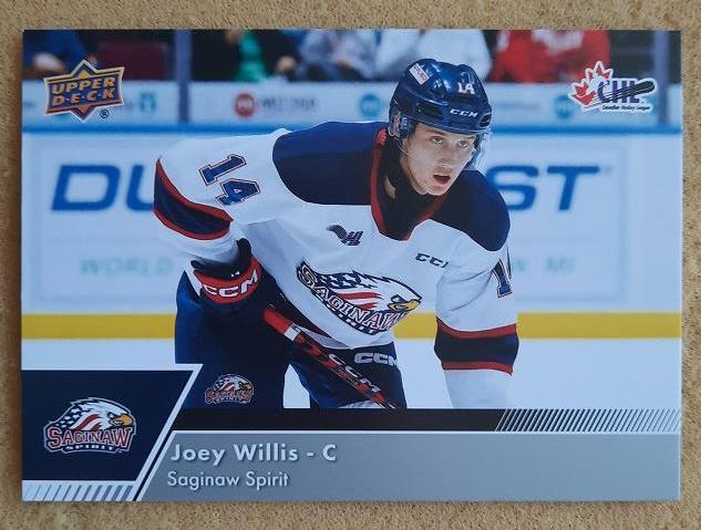 НХЛ Джоуи Уиллис Сагинау Спирит № 271