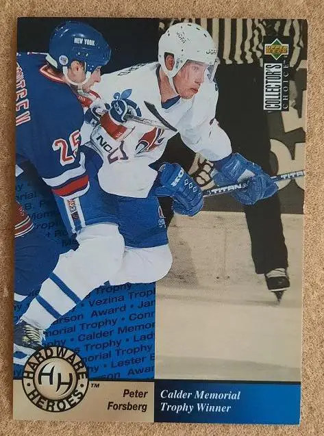 НХЛ Петер Форсберг Квебек Нордикс № 391