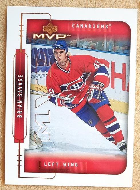 НХЛ Брайан Саваж Монреаль Канадиенс № 107