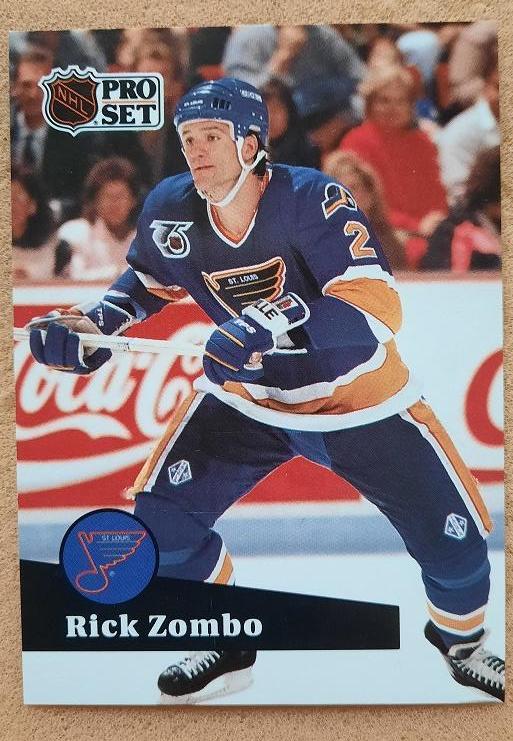 НХЛ Рик Зомбо Сент-Луис Блюз № 474