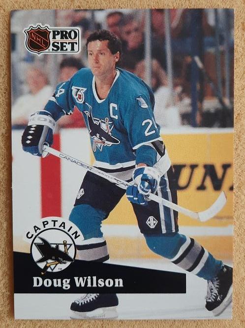 НХЛ Дуг Уилсон Сан-Хосе Шаркс № 584