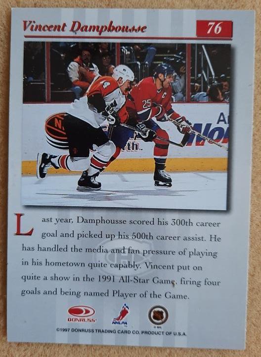 НХЛ Винсент Дамфусс Монреаль Канадиенс № 76 1