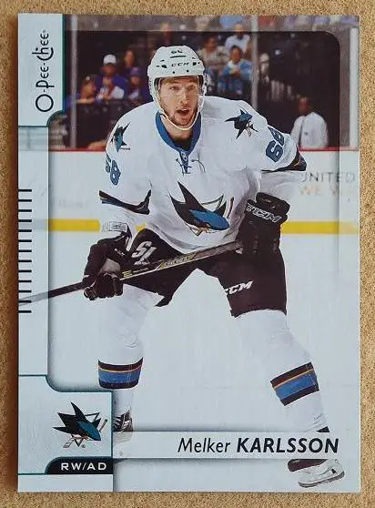 НХЛ Мелкер Карлссон Сан-Хосе Шаркс № 248