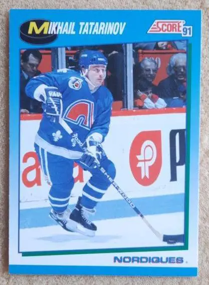 НХЛ Михаил Татаринов Квебек Нордикс Сокол Киев Динамо Москва № 562 кан