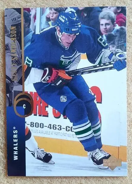 НХЛ Джефф Сандерсон Хартфорд Уэйлерз № 6