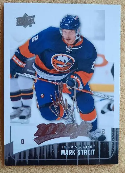 НХЛ Марк Штрайт Нью-Йорк Айлендерс № 110 автограф