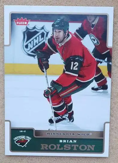 НХЛ Брайан Ролстон Миннесота Уайлд № 96