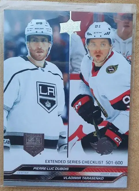 НХЛ Пьер-Люк Дюбуа Лос-Анжелес Кингз Владимир Тарасенко Оттава № 699 чек-лист