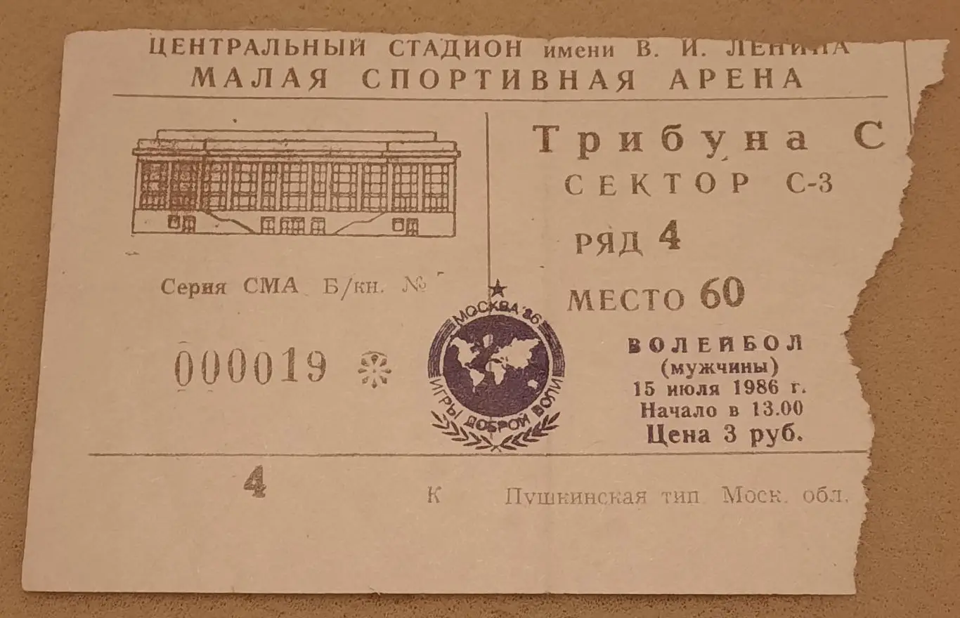 Игры доброй воли 15.07.1986 СССР - Польша