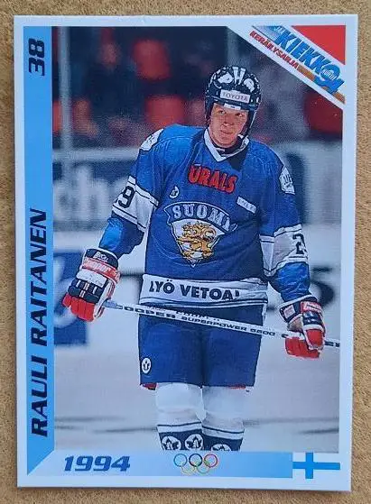 НХЛ Раули Райтанен Финляндия № 38