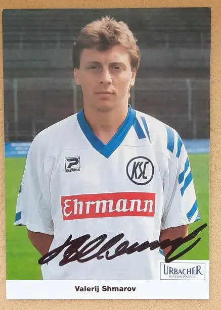 1993 автограф Валерий Шмаров Карлсруэ Германия Воронеж Хабаровск ЦСКА Спартак 4