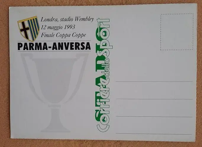 Томас Бролин Парма Италия Швеция финал Кубка Обладателей Кубков 12.05.1993 1