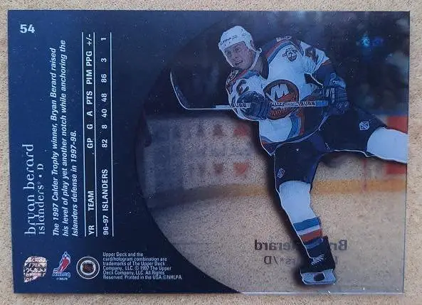 НХЛ Брайан Берард Нью-Йорк Айлендерс № 54 1