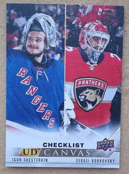 НХЛ Игорь Шестеркин Нью-Йорк Рейнджерс и Сергей Бобровский Флорида № C 210