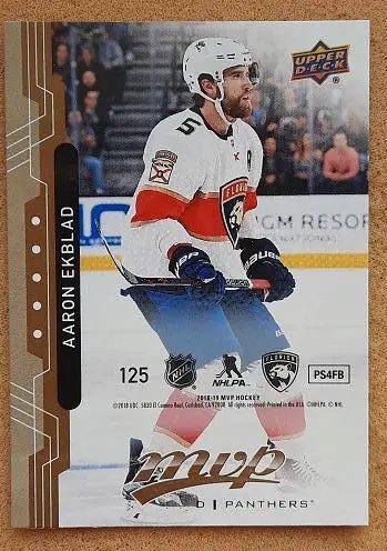 НХЛ Аарон Экблад Флорида Пантерз № 125 пазл Джонни Гудро Калгари Флэймз
