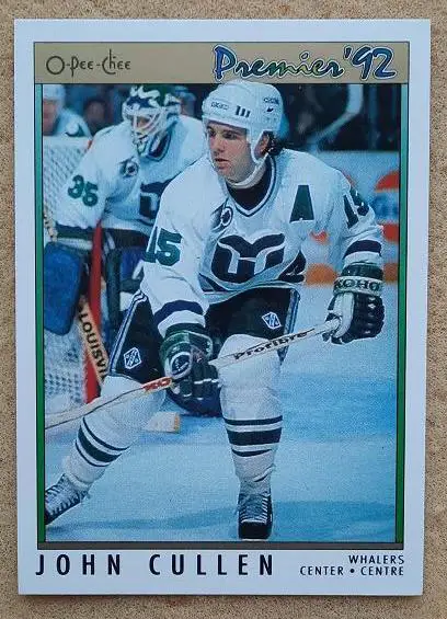 НХЛ Джон Куллен Хартфорд Уэйлерз № 127