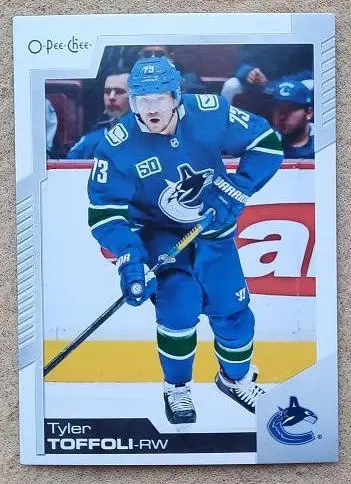 НХЛ Тайлер Тоффоли Ванкувер Кэнакс № 187