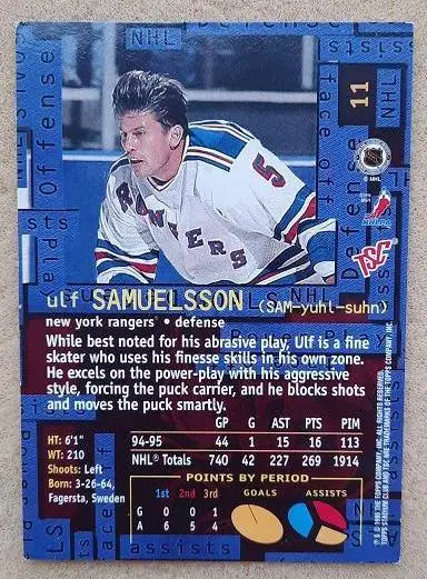 НХЛ Ульф Самуэльссон Нью-Йорк Рейнджерс № 11 1