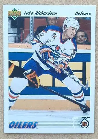 НХЛ Люк Ричардсон Эдмонтон Ойлерз № 522