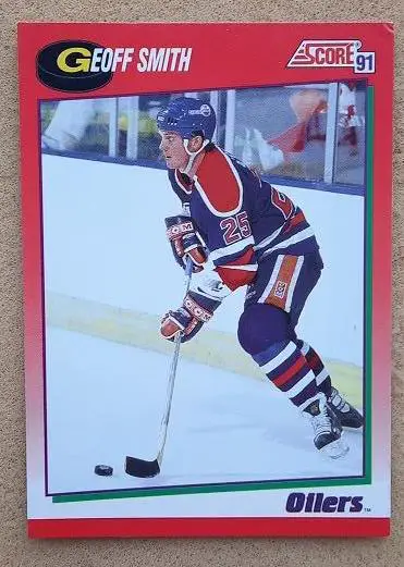 НХЛ Джефф Смит Эдмонтон Ойлерз № 87 кан